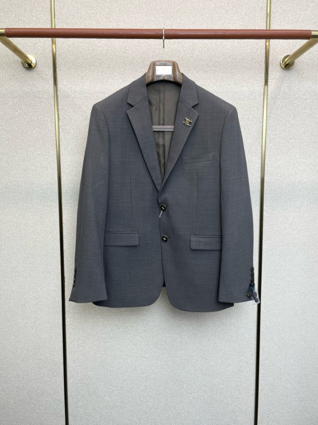 セリーヌ スーツ ブランド コピー 安全通販 グレー セットアップ 2025新作 高再現度 職人技術再現 高級感仕上げ_3