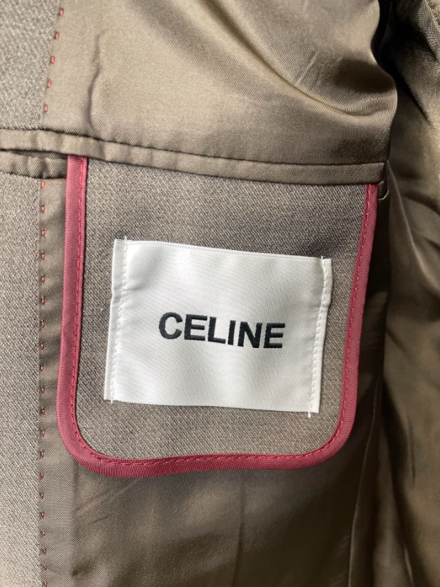 セリーヌ スーツ ブランド コピー 安全通販 グレー セットアップ 2025新作 高再現度 職人技術再現 高級感仕上げ_7