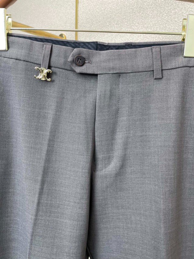 セリーヌ スーツ ブランド コピー 安全通販 グレー セットアップ 2025新作 高再現度 職人技術再現 高級感仕上げ_10