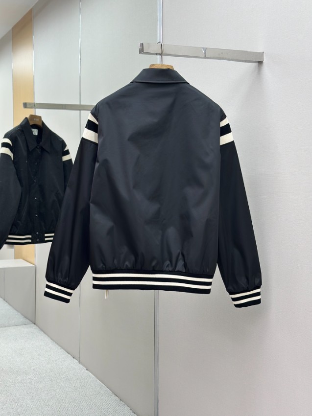 セリーヌ ジャケット 偽物 バレない再現度 トリオンフロゴ ナイロンブルゾン 2025新作 ブランド コピー 高品質仕様_3