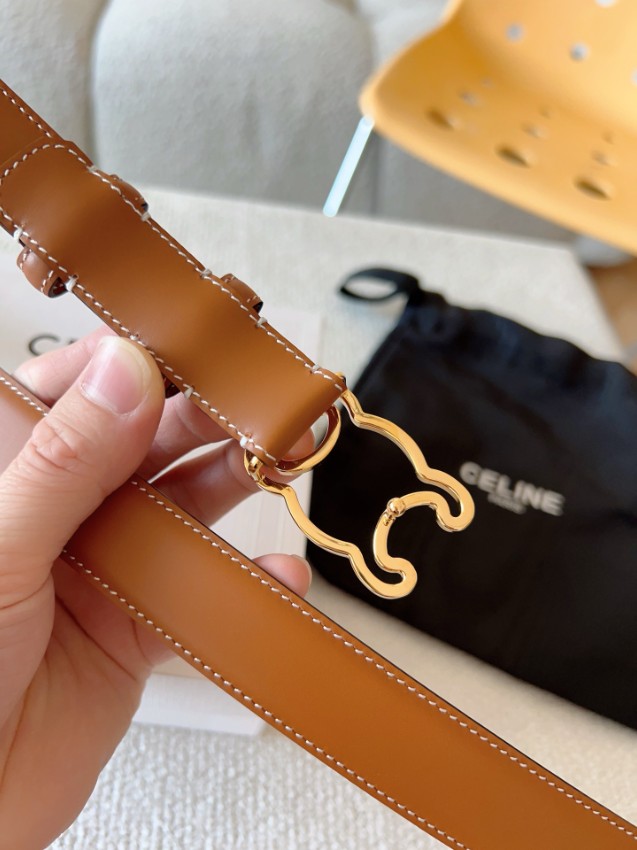 セリーヌ トリオンフバックル キャメルレザーベルト 高再現度 激安屋口コミ 高級感仕上げ 2025新作 職人技術再現 安心の日本倉庫_7