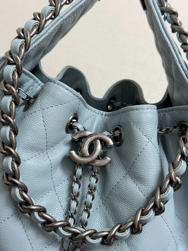 シャネル バッグ ブランド コピー 安全通販 2025新作 高再現度 本革使用 ドローストリング 高級感仕上げ_7