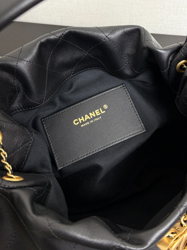 シャネル バッグ n級 2025新作 高再現度 本革使用 ドローストリング仕様 ゴールド金具 高級感仕上げ 安心サイト_6