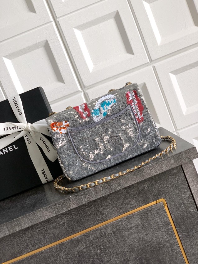 シャネル スパンコール チェーンバッグ 2025新作 n級 高級感仕上げ 職人技術再現 精密ディテール 安心の日本倉庫_2