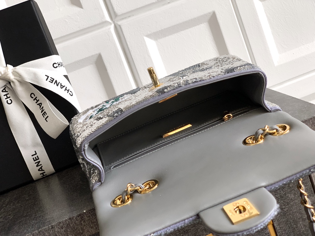 シャネル スパンコール チェーンバッグ 2025新作 n級 高級感仕上げ 職人技術再現 精密ディテール 安心の日本倉庫_6