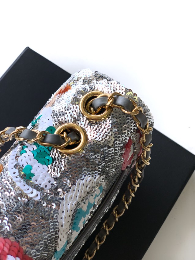 シャネル スパンコール チェーンバッグ 2025新作 n級 高級感仕上げ 職人技術再現 精密ディテール 安心の日本倉庫_7