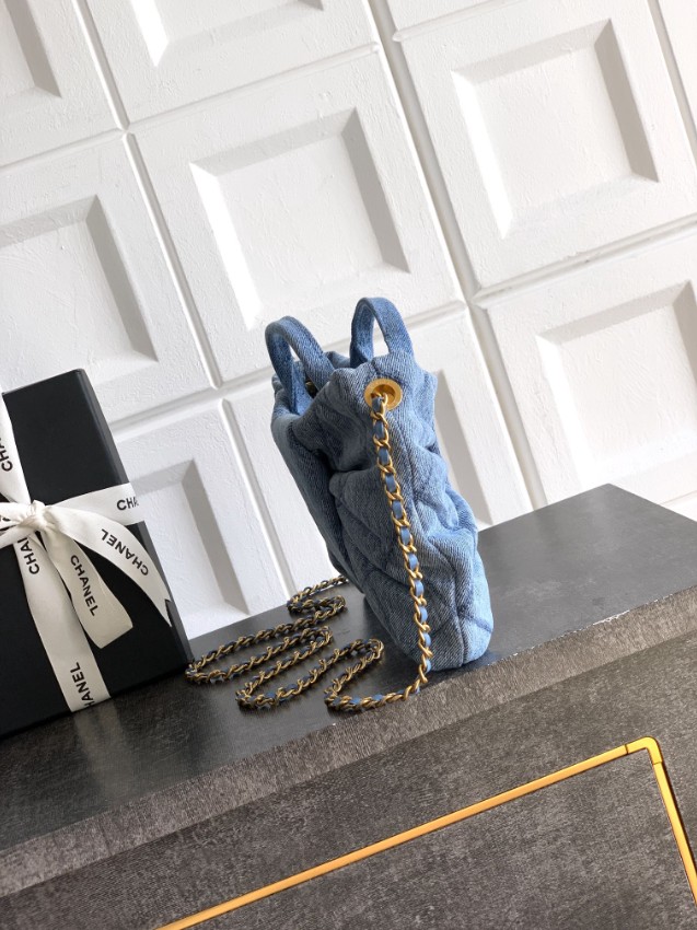 シャネル デニム リボンバッグ 2025新作 激安 高再現度 精密ディテール 高級感仕上げ 丁寧な縫製 安心の日本倉庫_2