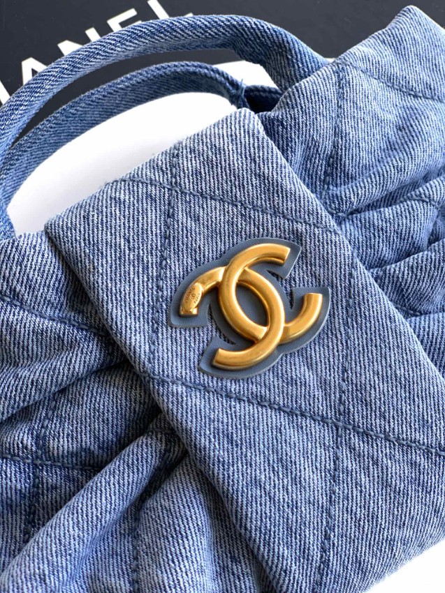 シャネル デニム リボンバッグ 2025新作 激安 高再現度 精密ディテール 高級感仕上げ 丁寧な縫製 安心の日本倉庫_6