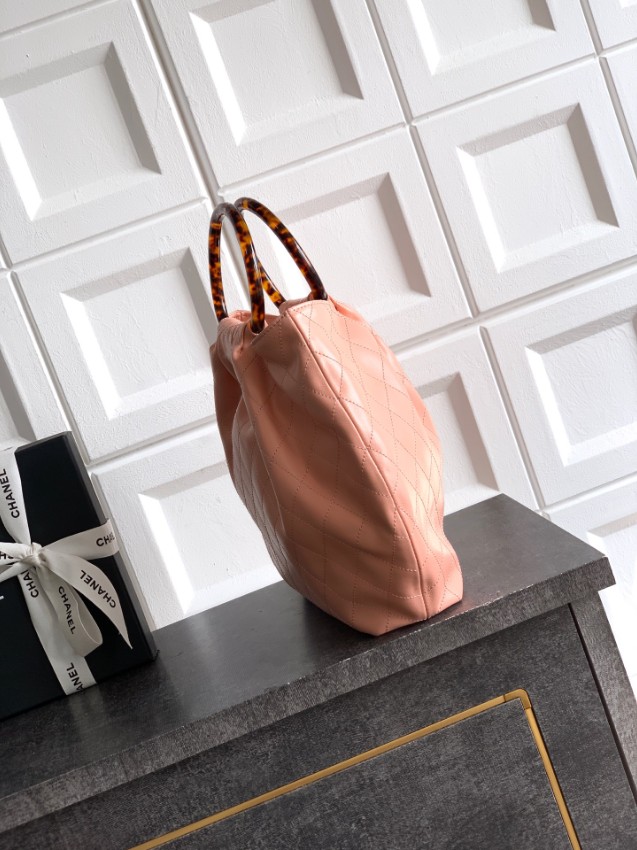 シャネル ピンク トップハンドルバッグ 2025新作 激安 高級感仕上げ 精密ディテール 上質素材使用 丁寧な縫製 安心サイト_1