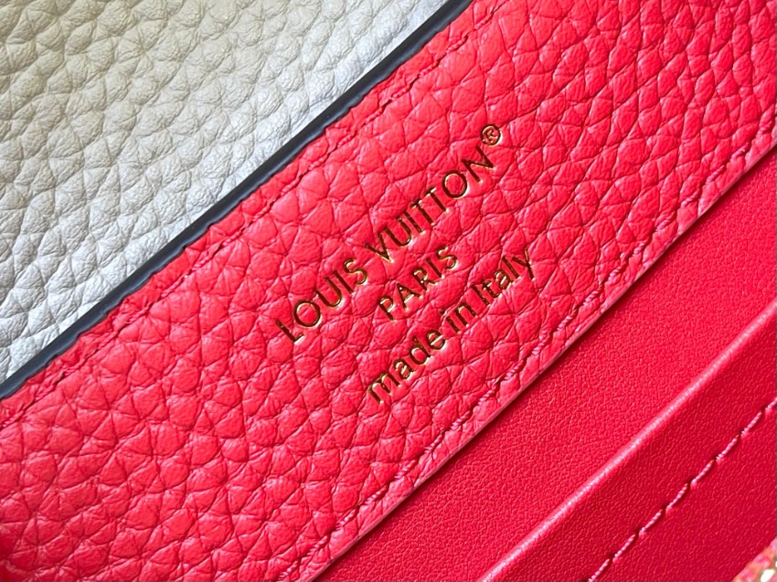 ルイ・ヴィトン カプシーヌBB グレージュ パイソンハンドル 2025新作 バッグ コピー 高級感仕上げ 精密ディテール 上質感あふれる人気モデル_8