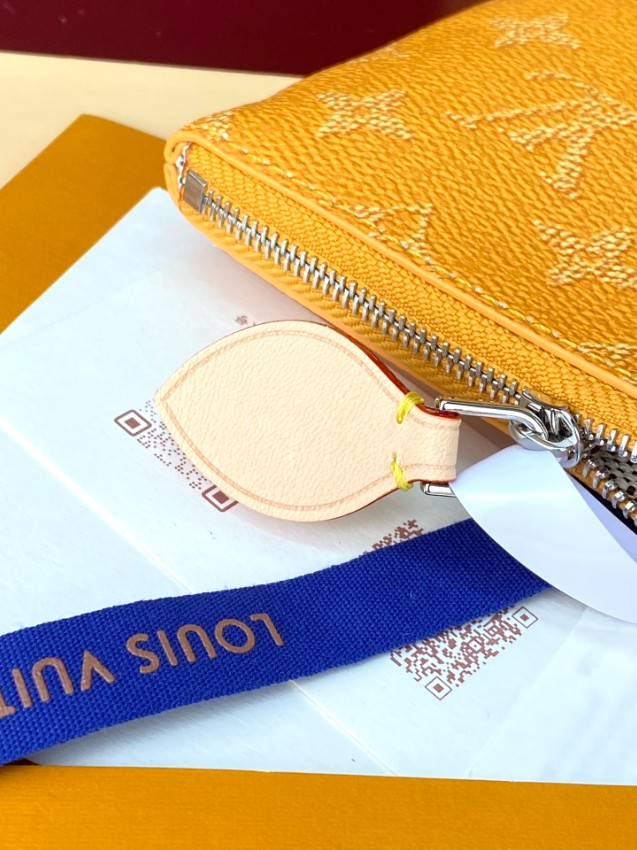 ルイ・ヴィトン モノグラム オレンジ ポーチ 2025新作 バッグ ブランド コピー 高級感仕上げ 精密ディテール 上質感ある人気クラッチ_6