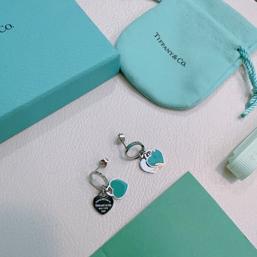 ティファニー 激安 ブルーハートチャームピアス 2025新作 高再現度 精密ディテール 上質感 高級感仕上げ 秘密厳守配送_6
