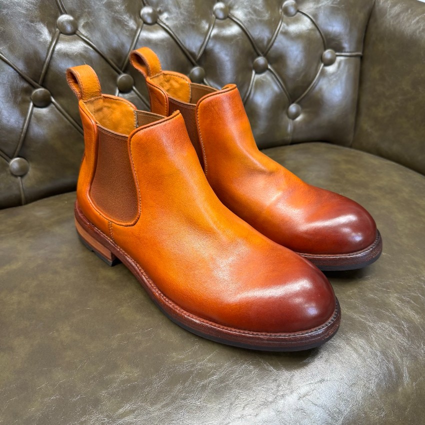 プラダ メンズ レザーチェルシーブーツ ブランド コピー 2025新作 高級感仕上げ 精密ディテール 上質感 発送保証 安心サイト_8