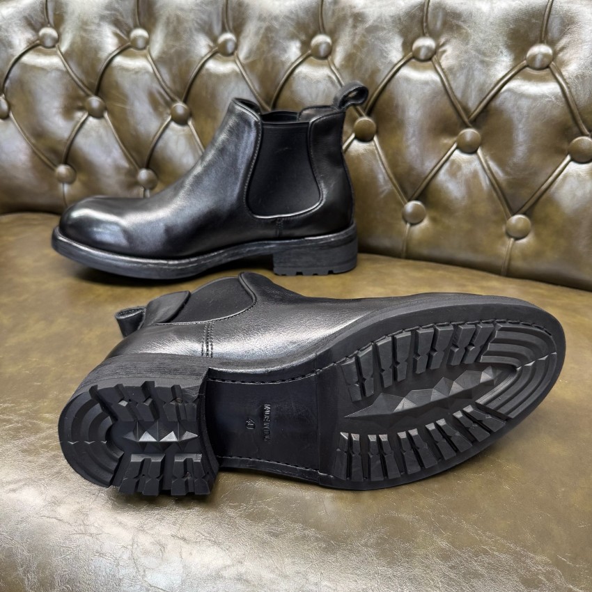 プラダ メンズ レザーチェルシーブーツ n級 2025新作 高再現度 職人技術再現 正確な刻印 上質感 高級感仕上げ 安心サイト_7