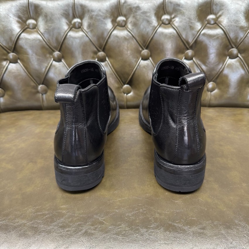 プラダ メンズ レザーチェルシーブーツ n級 2025新作 高再現度 職人技術再現 正確な刻印 上質感 高級感仕上げ 安心サイト_5