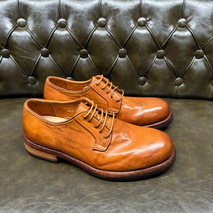 プラダ メンズ レザードレスシューズ 格安 2025新作 高再現度 精密ディテール 上質感 高級感仕上げ 職人技術再現 発送保証 安心サイト_6