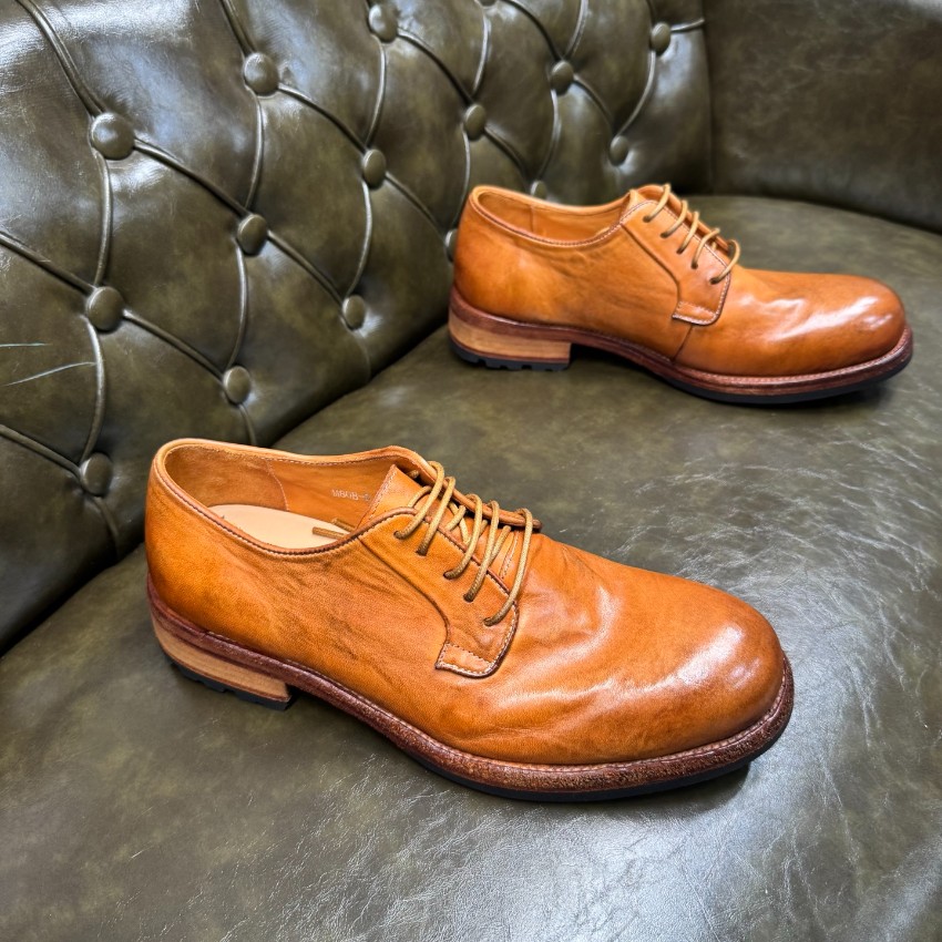 プラダ メンズ レザードレスシューズ 格安 2025新作 高再現度 精密ディテール 上質感 高級感仕上げ 職人技術再現 発送保証 安心サイト_8