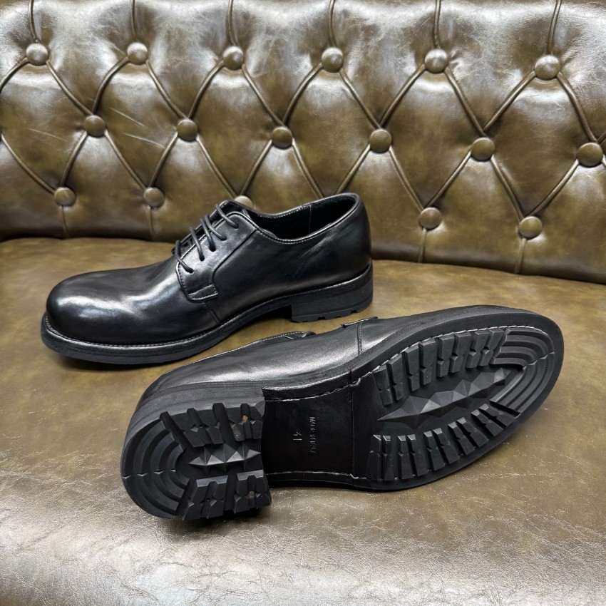 プラダ メンズ レザードレスシューズ スーパーコピー 優良サイト 2025新作 高再現度 精密ディテール 高級感仕上げ 上質感 発送保証_8