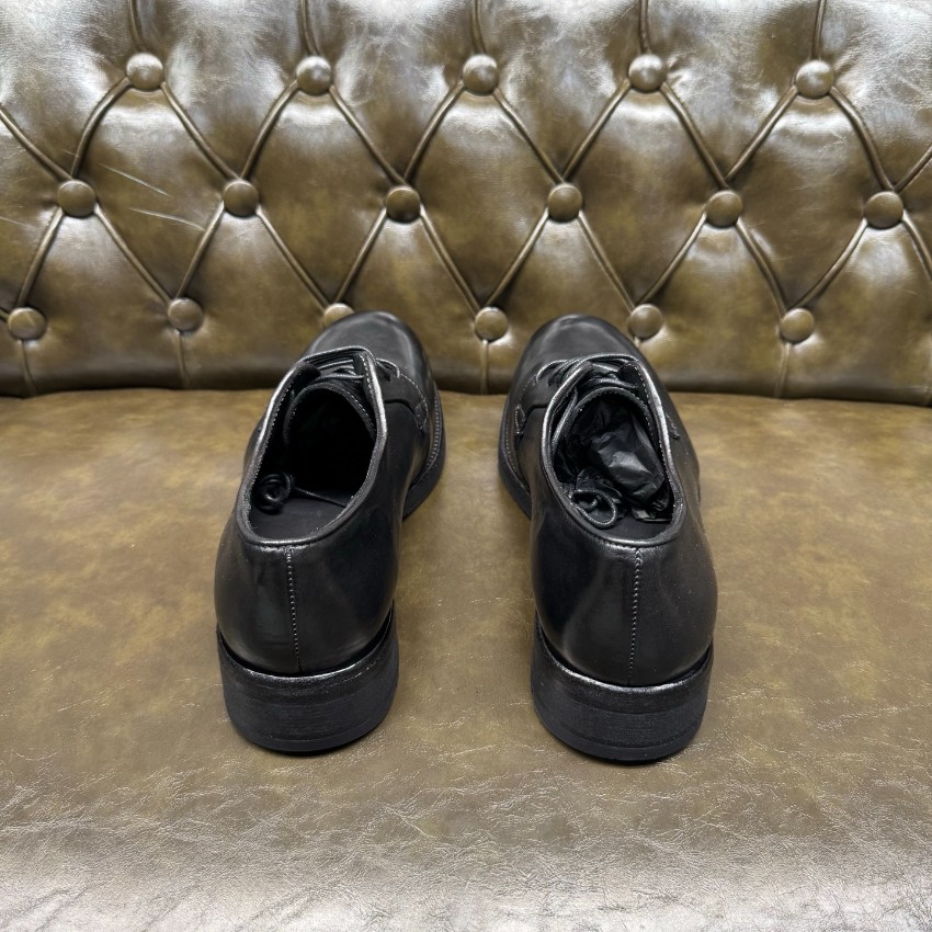 プラダ メンズ レザードレスシューズ スーパーコピー 優良サイト 2025新作 高再現度 精密ディテール 高級感仕上げ 上質感 発送保証_7