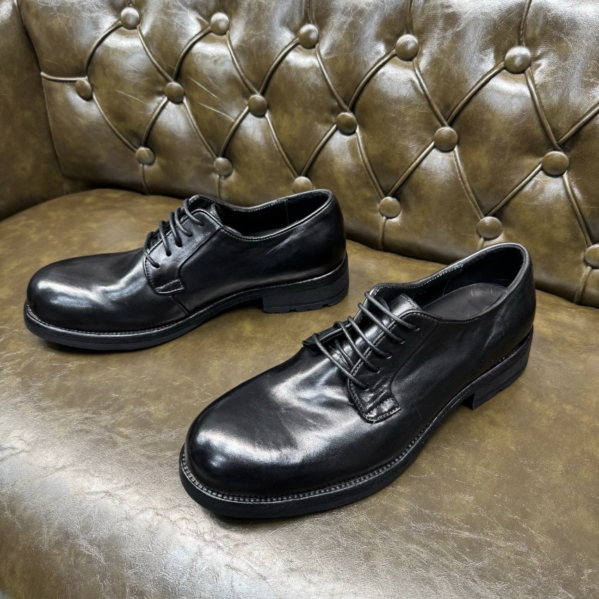 プラダ メンズ レザードレスシューズ スーパーコピー 優良サイト 2025新作 高再現度 精密ディテール 高級感仕上げ 上質感 発送保証_4