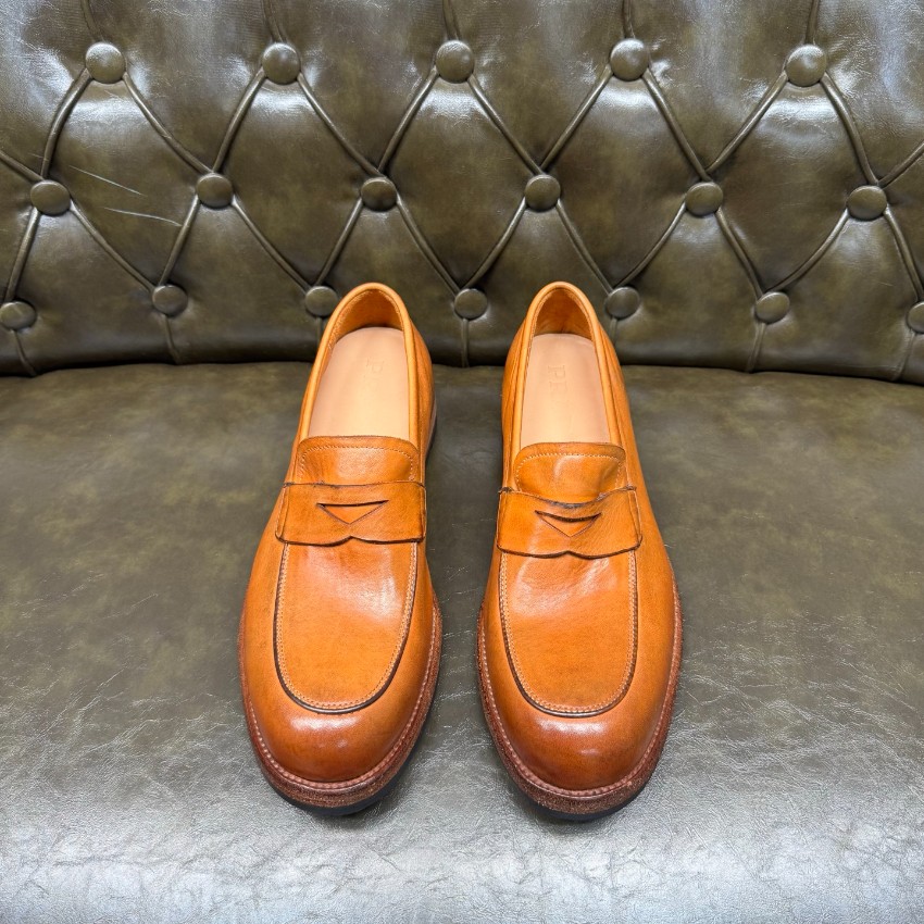 プラダ メンズ レザーローファー n級 2025新作 高再現度 精密ディテール 上質感 高級感仕上げ 職人技術再現 発送保証 安心サイト_3