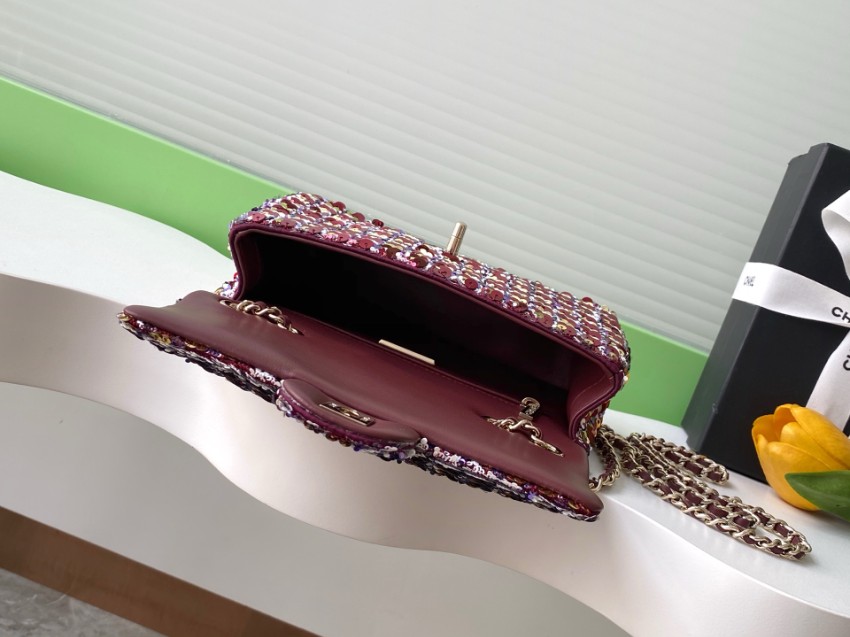 シャネル ツイードチェーンバッグ 偽物 2025新作 高再現度 精密ディテール 高級感仕上げ 上質感 レビュー高リピ率 発送保証 安心サイト_4