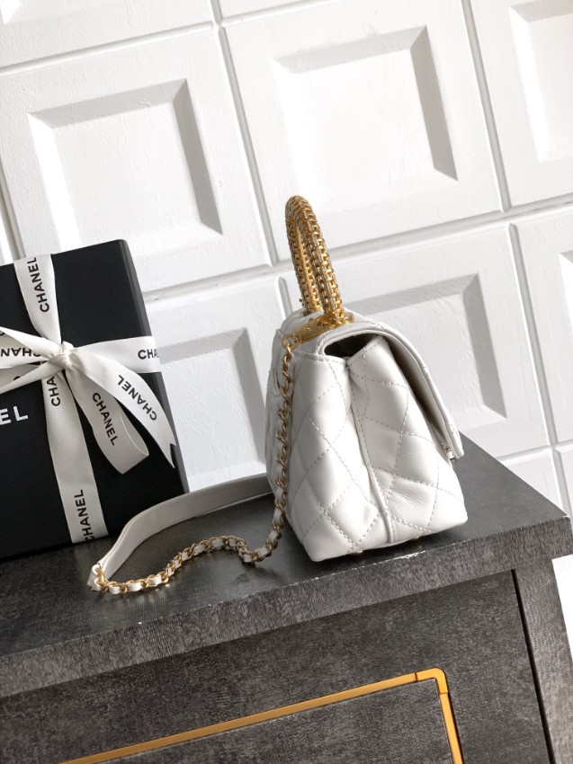 シャネル ミニトップハンドルフラップバッグ 激安 2025新作 高再現度 精密ディテール 高級感仕上げ 上質感 レビュー高リピ率 発送保証 安心サイト_2