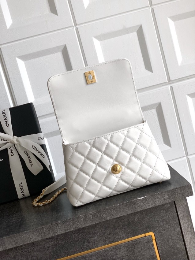シャネル ミニトップハンドルフラップバッグ 激安 2025新作 高再現度 精密ディテール 高級感仕上げ 上質感 レビュー高リピ率 発送保証 安心サイト_5