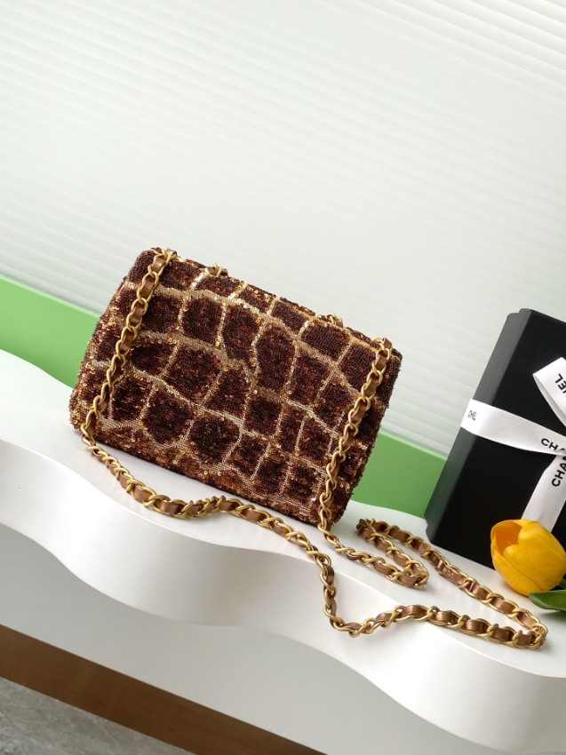 シャネル スパンコール チェーンショルダーバッグ 2025新作 高再現度 n級 高評価 口コミ多数 精密ディテール 高級感仕上げ 安心サイト_3