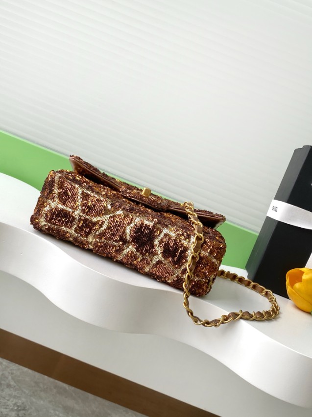 シャネル スパンコール チェーンショルダーバッグ 2025新作 高再現度 n級 高評価 口コミ多数 精密ディテール 高級感仕上げ 安心サイト_4