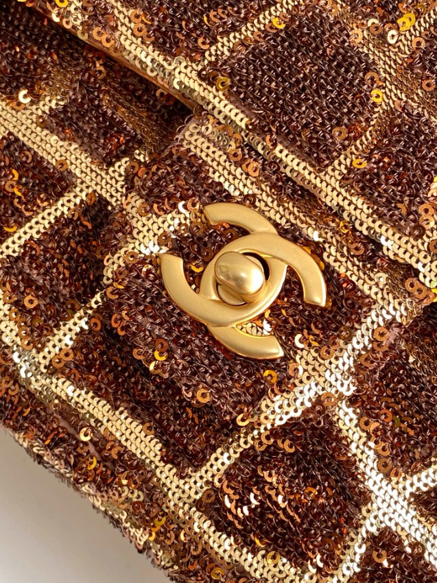 シャネル スパンコール チェーンショルダーバッグ 2025新作 高再現度 n級 高評価 口コミ多数 精密ディテール 高級感仕上げ 安心サイト_6