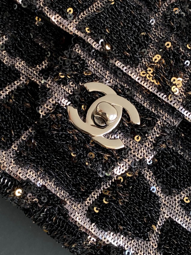 シャネル スパンコール チェーンショルダーバッグ 2025新作 高再現度 偽物 高評価 口コミ多数 精密ディテール 高級感仕上げ 安心サイト_6