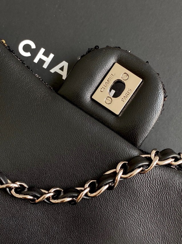 シャネル スパンコール チェーンショルダーバッグ 2025新作 高再現度 偽物 高評価 口コミ多数 精密ディテール 高級感仕上げ 安心サイト_7