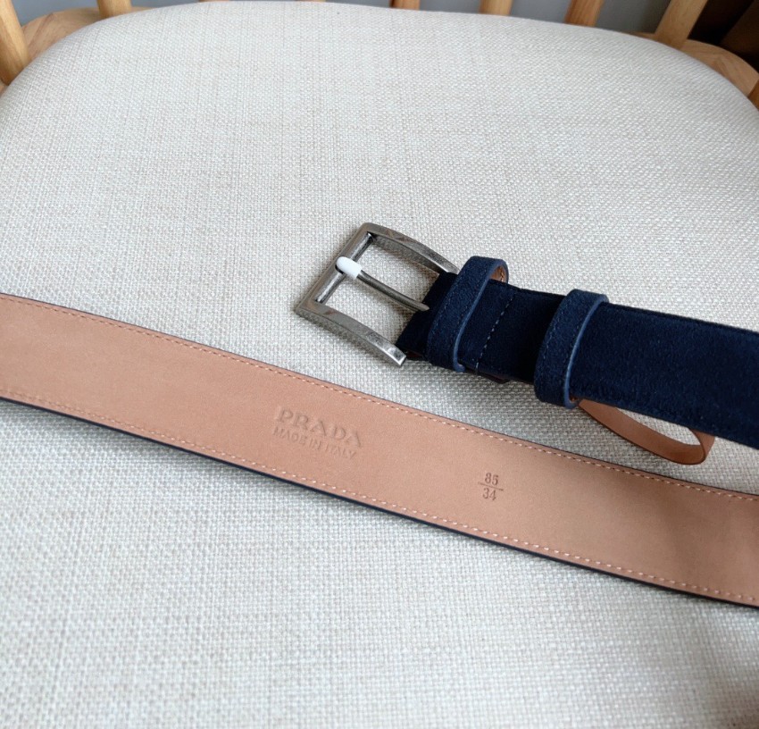 プラダ スエード レザーベルト 2025新作 高再現度 格安 高評価 口コミ多数 上質感仕上げ 丁寧な縫製 安心サイト_3