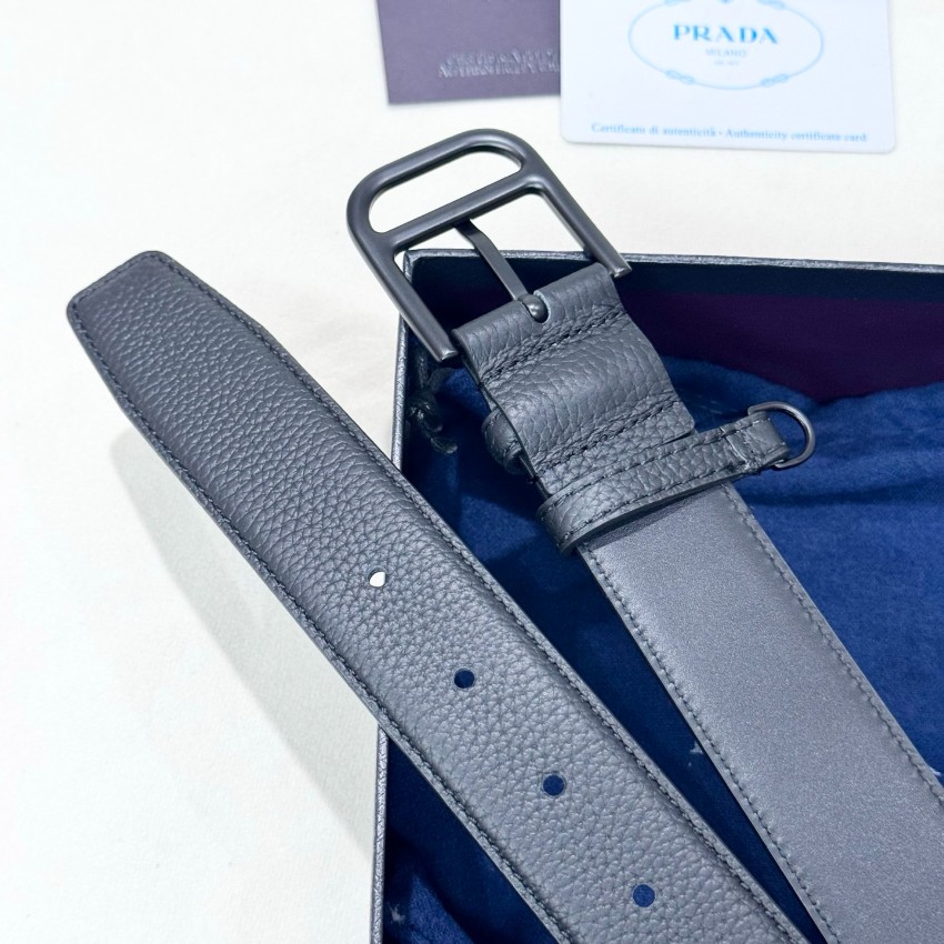 プラダ ベルト メンズ 上質レザー仕様 2025新作 高再現度 職人技術再現 ブランド コピー 精密ディテール 評価高い人気モデル_4