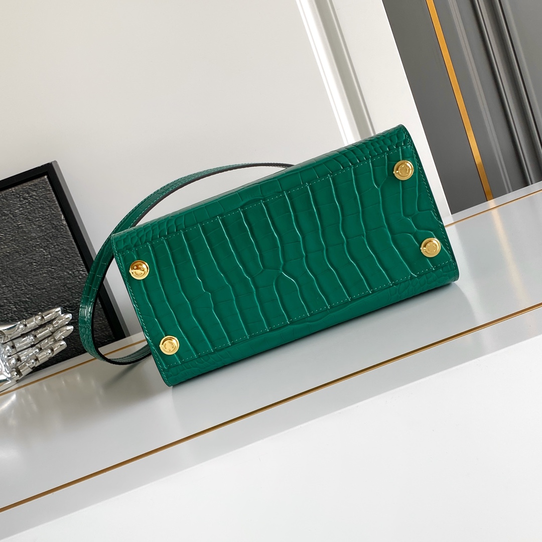 ルイヴィトン クロコ型押しグリーン 2025新作 ブランド コピー 圧倒的な再現度 精密ディテール 高級レベル仕様 確実に届く 秘密厳守配送 ハンドバッグ_3