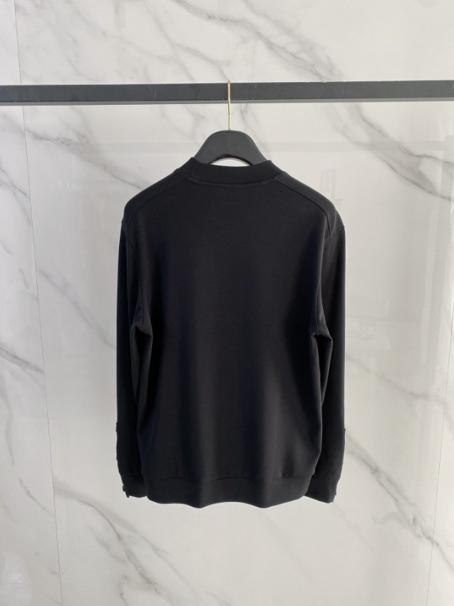 プラダ スーパーコピー 優良サイト ロゴプレート長袖トップス 2025新作 定番モデル 高再現度 高品質仕上げ 快適な着心地 男女兼用 安心サイト_2