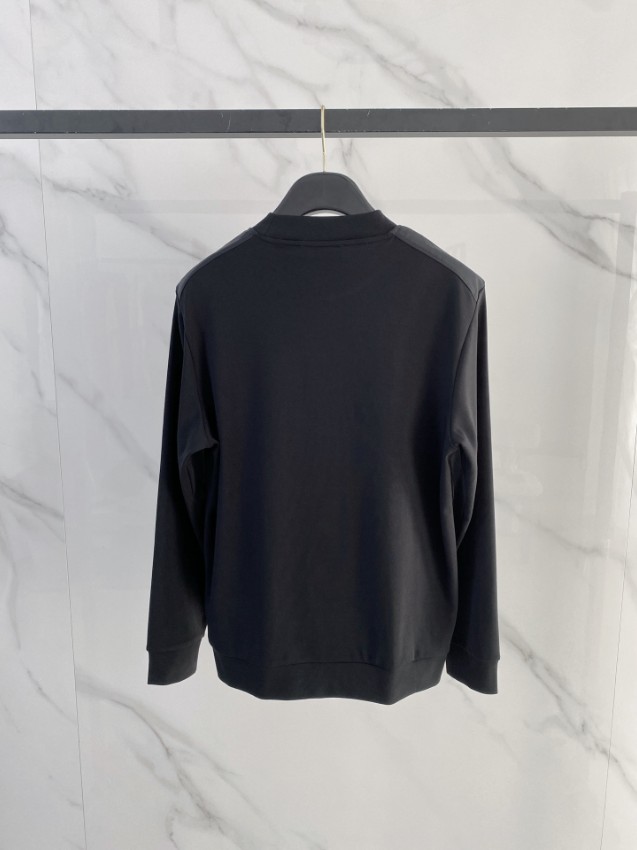 プラダ 優良サイト ロゴポケット長袖トップス 2025新作 定番モデル 高再現度 高品質仕上げ 快適な着心地 通気性良好 男女兼用_2