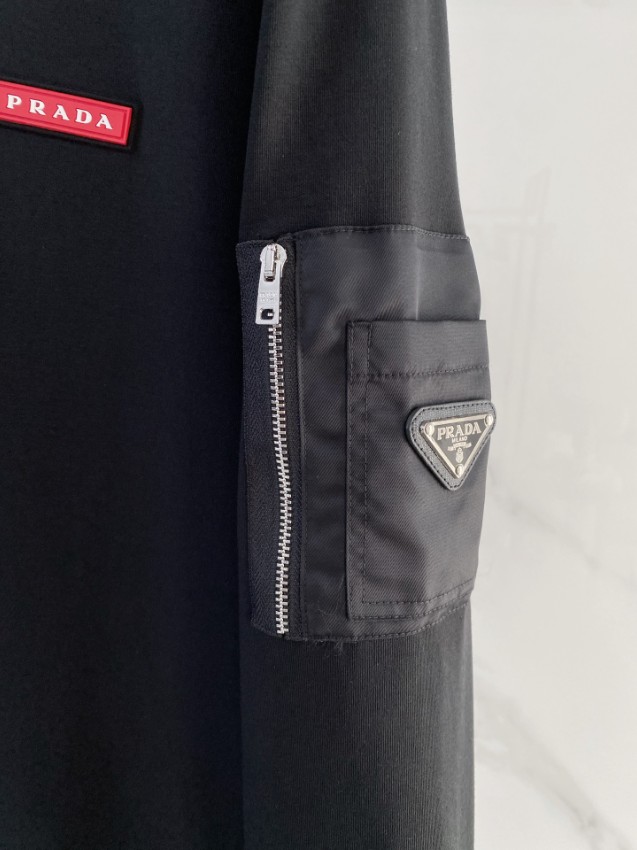 プラダ n級 ロゴパッチ長袖スウェット 2025新作 定番モデル 高再現度 高品質仕上げ 快適な着心地 通気性良好 男女兼用_7