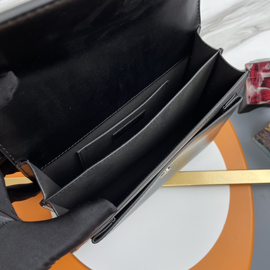 サンローラン 激安 2025新作 ブラックチェーンバッグ 正確な刻印と精密ディテール 高級レベル仕様の高再現度モデル 発送保証 追跡可能 安心サイト_6