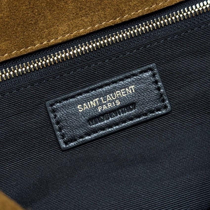 サンローラン 激安屋口コミ 2025新作 ブラウンスエードチェーンバッグ 高再現度の精密ディテール 極上の装着感と高級感仕上げ 発送保証 追跡可能_8