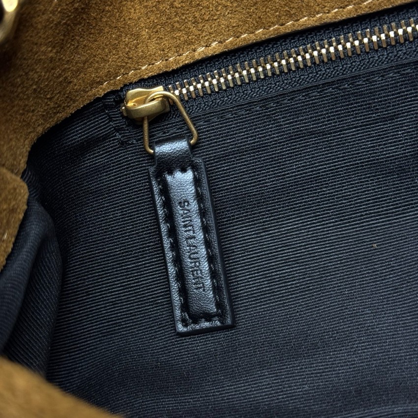 サンローラン 激安屋口コミ 2025新作 ブラウンスエードチェーンバッグ 高再現度の精密ディテール 極上の装着感と高級感仕上げ 発送保証 追跡可能_7