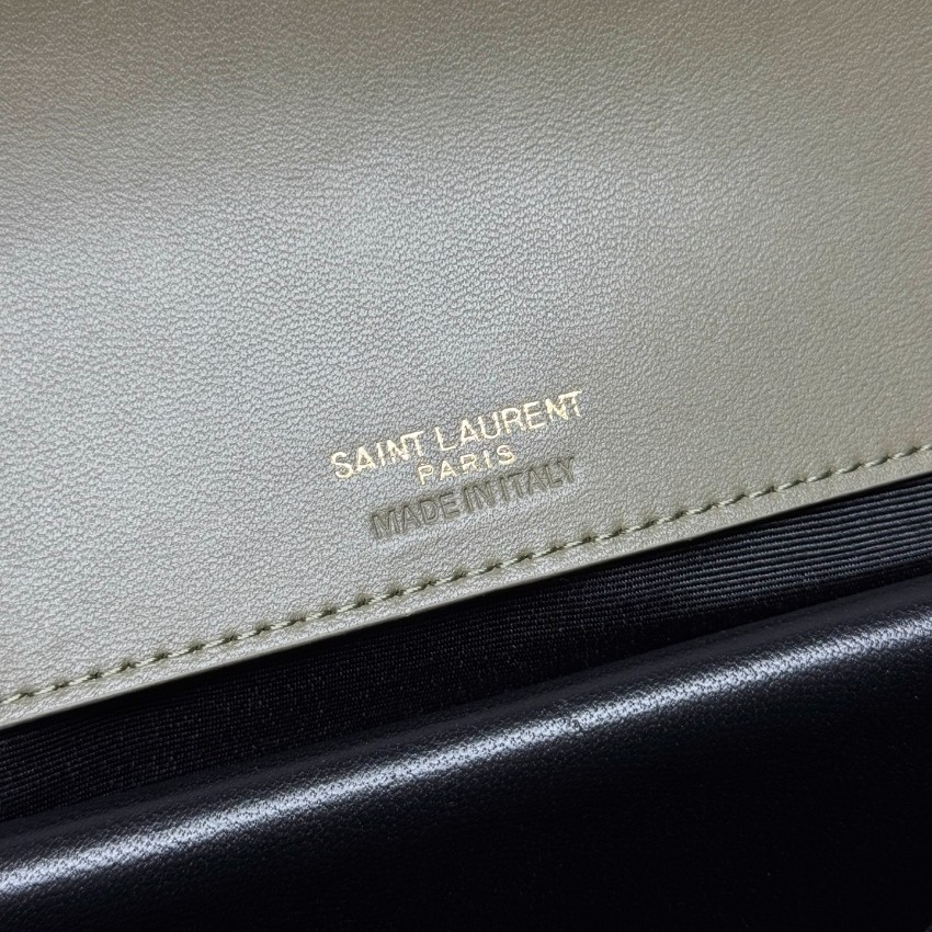 サンローラン ブランド コピー 安全通販 2025新作 グレージュキルトレザーバッグ 高再現度 精密ディテール 高級レベル仕様 圧倒的な再現度 発送保証_8