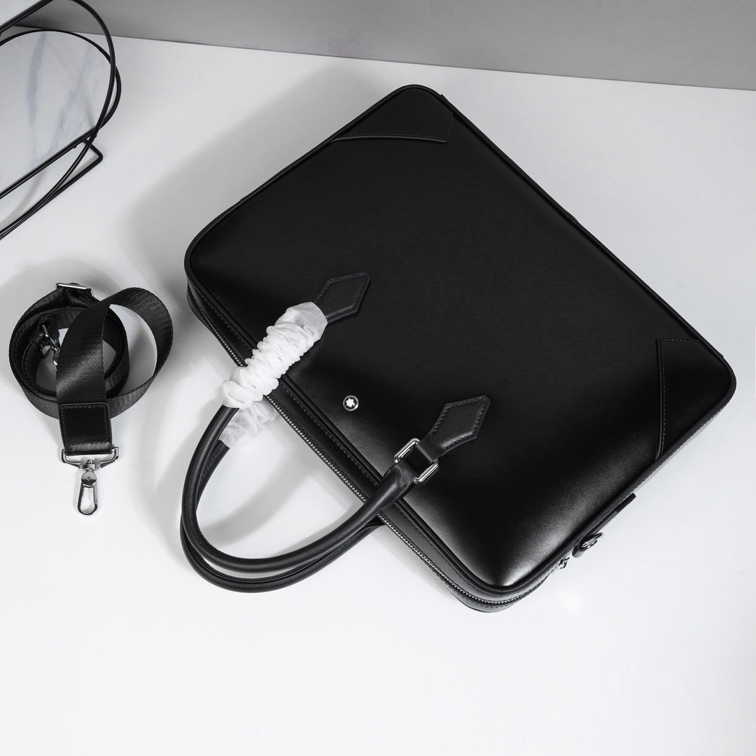 モンブラン ブリーフケース n級 2026新作 定番モデル 高再現度 正確な刻印 精密ディテール 上質感仕上げ 安心サイト 追跡可能_2