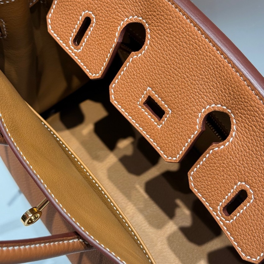 エルメス バーキン 25 ブラウン ハンドバッグ 2026新作 激安 高再現度 本革使用 精密ディテール 高級感仕上げ 安心サイト 秘密厳守配送_9