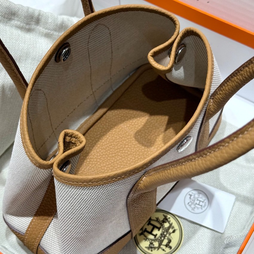 エルメス ガーデンパーティ TPM トートバッグ ブラウン 2026新作 コピー 安全通販 高再現度 本革使用 精密ディテール 安心サイト 秘密厳守配送_4