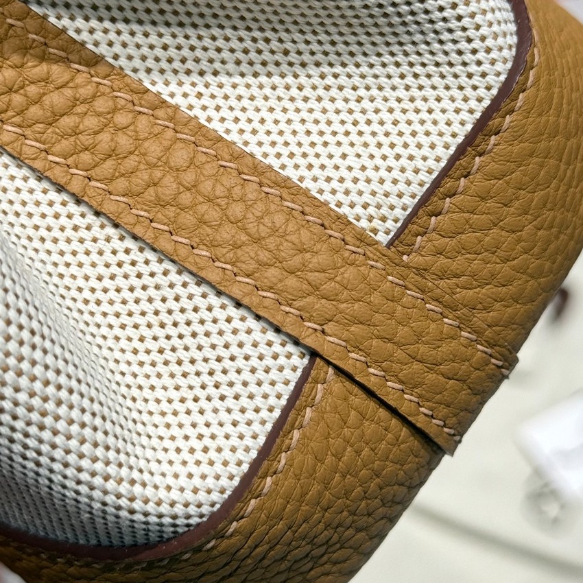 エルメス ガーデンパーティ TPM トートバッグ ブラウン 2026新作 コピー 安全通販 高再現度 本革使用 精密ディテール 安心サイト 秘密厳守配送_6