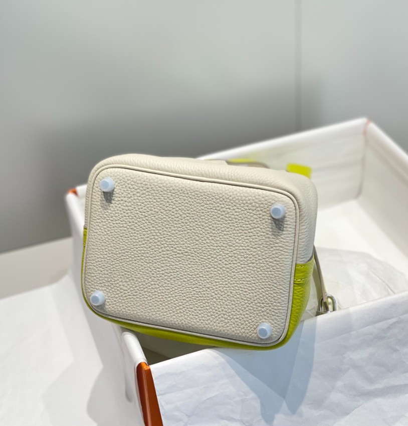 エルメス ピコタンロック 18 トートバッグ バイカラー イエロー 2026新作 偽物 高再現度 本革使用 精密ディテール 高級感仕上げ 秘密厳守配送_5