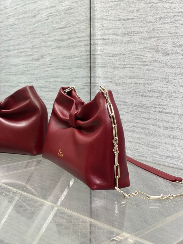 ディオール ボウデザイン チェーンバッグ 2026新作 本革使用 高再現度 精密ディテール 丁寧な縫製 上質感 安心取引 発送保証 格安_4