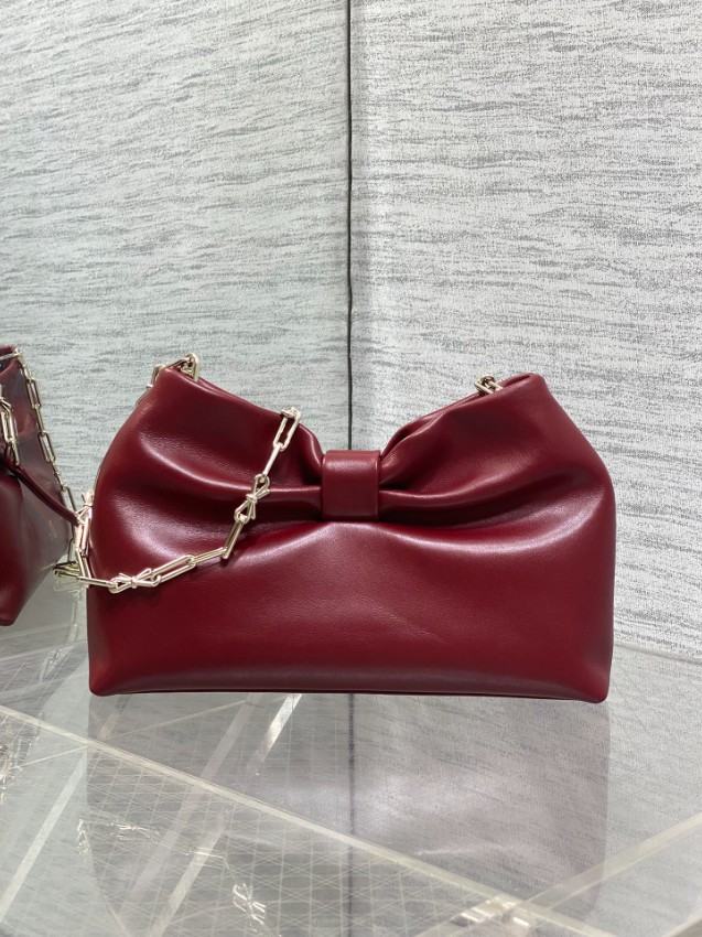 ディオール ボウデザイン チェーンバッグ 2026新作 本革使用 高再現度 精密ディテール 丁寧な縫製 上質感 安心取引 発送保証 格安_3
